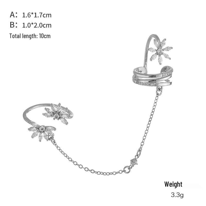 Kenjie Pozłacany Miedziany Zestaw Pierścionków na Paznokcie z Cyrkoniami z Regulacją dla Kobiet - Kolekcja Letnia