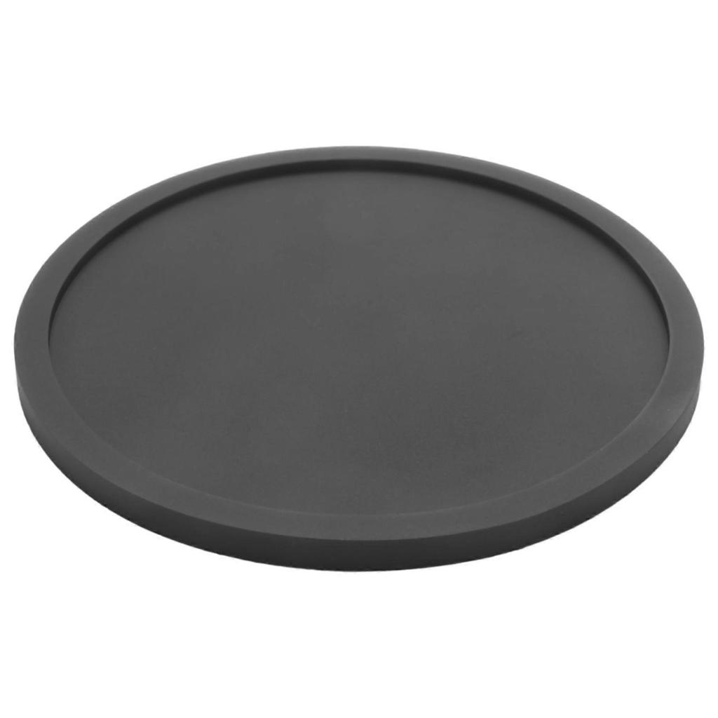 Silikon Schwarze Getränkeuntersetzer Set aus 40 Stück Rutschfest Rund Weich Elegant und Langlebig Leicht zu Reinigen Schwarz