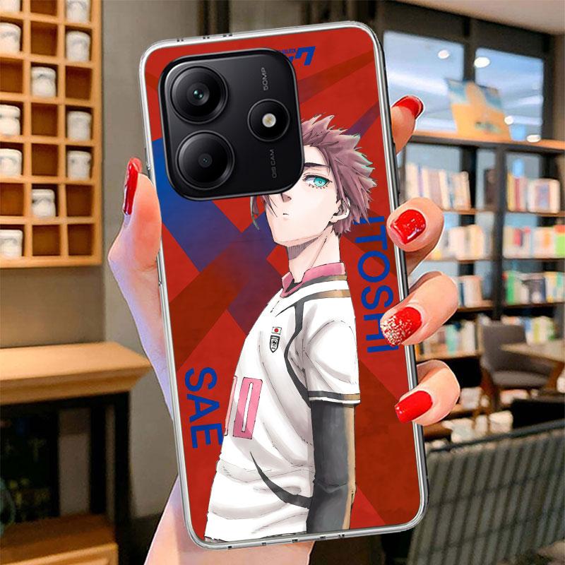 Hot Anime Blue Lock Phone Case For Xiaomi Redmi Note 15 14 13 12 11 10 Pro Plus 14S 12S 11S 11T 11E 10S Soft Fundas Shell Redmi