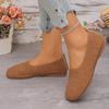 Women's New Large Size Hollow Low Top Single Shoes Retro Soft Sole Breathable One Foot Pedal Lazy Shoes Doudou Shoes