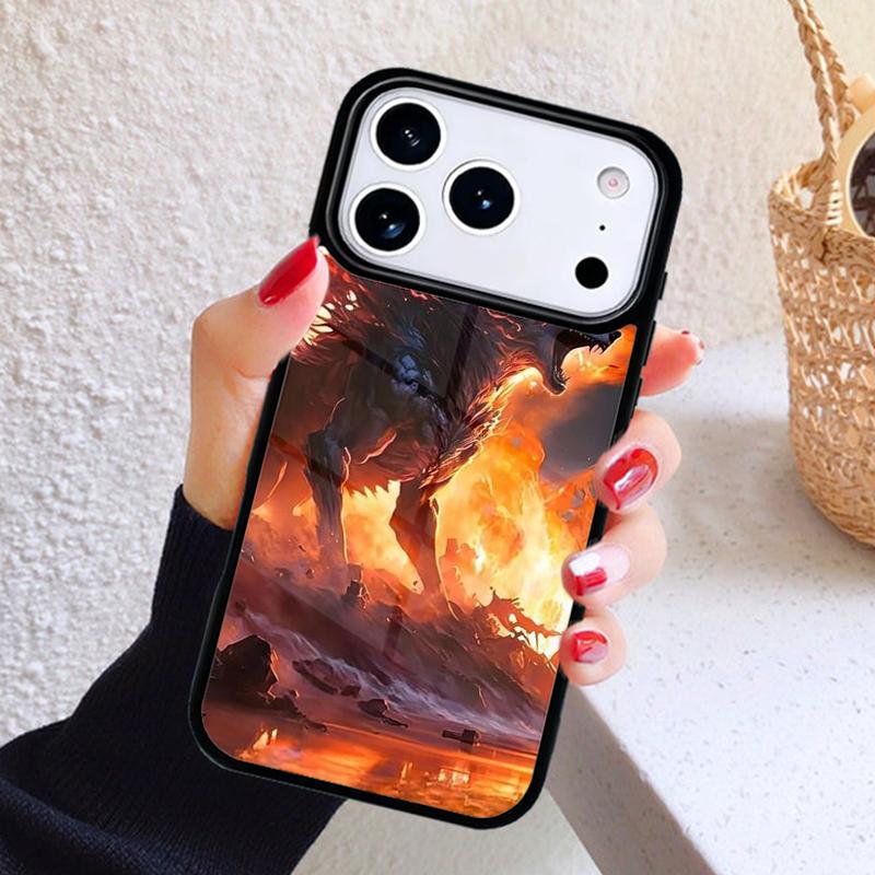 The Wolf Fierce Phone Case For iPhone 17 Air 16 15 14 13 12 11 Pro Max Plus