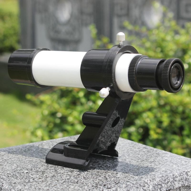 Accessori Telescopio Astronomico 5X24 Cannocchiali Cercatori Star Viewer Cannocchiale Cercatore Portatile con Staffa Base Supporto Montaggio