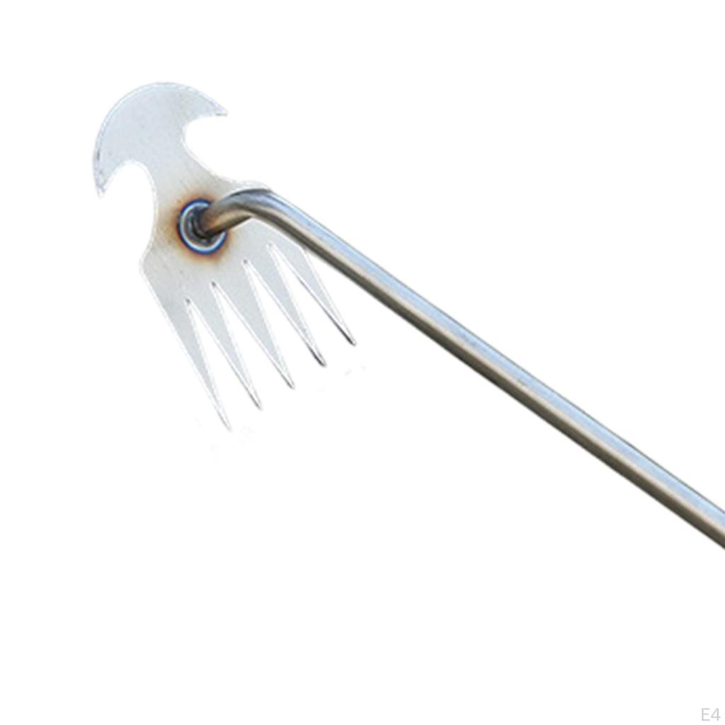 Garden Stuffing Tool Stainless Steel, Portable, Ergonomic Design Comfortable Weeds Puller for
