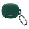 For QCY MeloBuds N50 Silicone Case Wireless Earphones Protective Cover with Anti-Lost Buckle