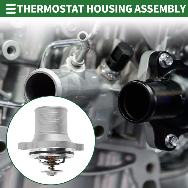 X Autohaux Engine Coolant Thermostat Housing Assembly for Perk 1100 Series Engines