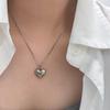 Love Heart/Butterfly/Star Necklace Geometric Pendant Clavicle Chain Adjsuatble Neckwear Fashionable Jewelry Pieces