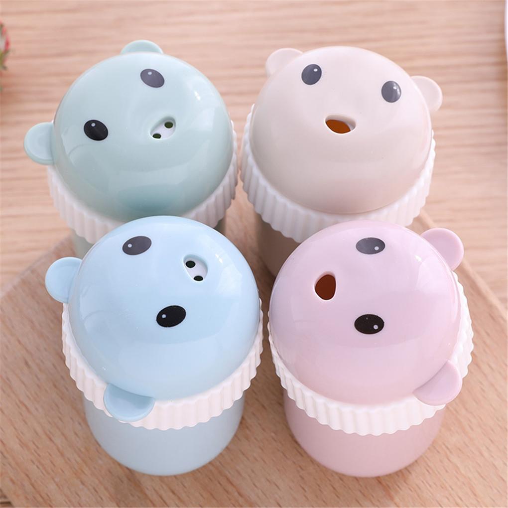 Cartoon Plastic Toothpick Holder Dispenser Home Portable Toothpick Case Box Kitchen Table Decor Randome Color