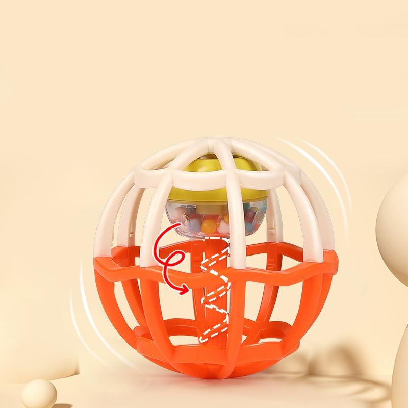 Baby Hand Grasp Ball Infant Puzzle Soft Glue Fitness Ball Kids Grasp Ability Training Color Cognition Parent-child Interaction