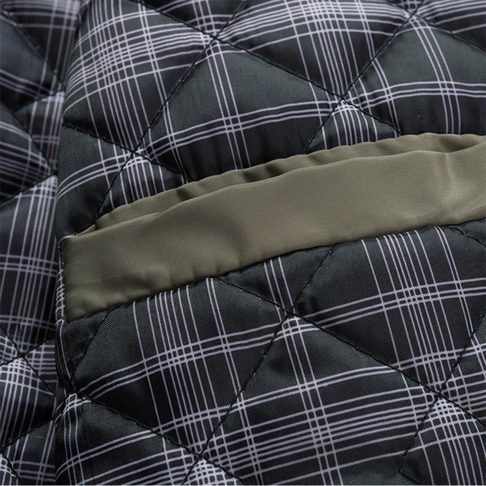 Men's Business Warm Jacket Long Windbreaker Men's Winter Long Coat S-5XL