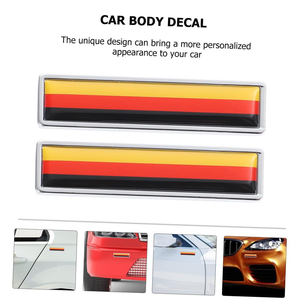 Anneome Exquisite Craftsmanship 3D Beautiful Flag Sticker Car Badge Decal Sticker