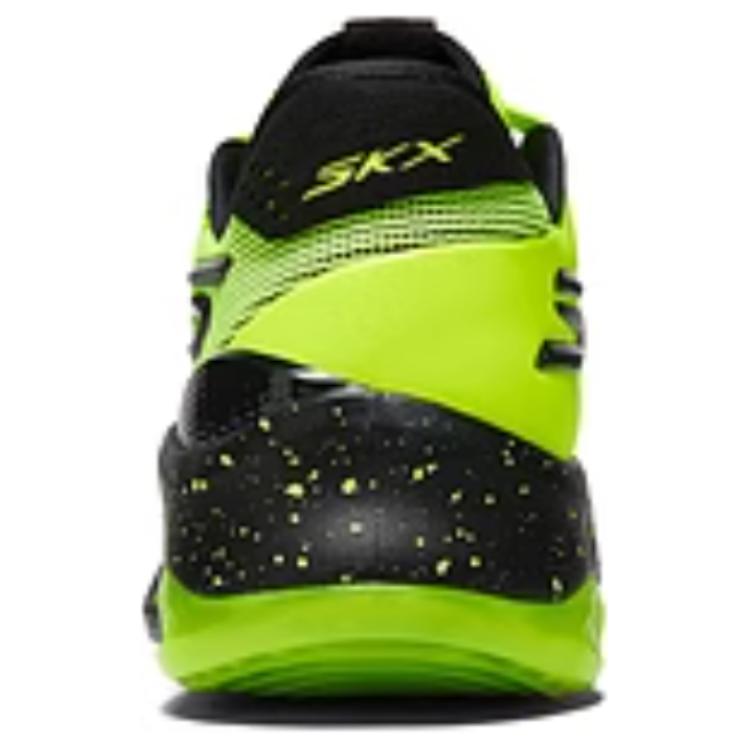 Skechers Mens Go Basketball Low Top Basketball Shoes Men sneaker Yellow Green Black 253001-YLBK