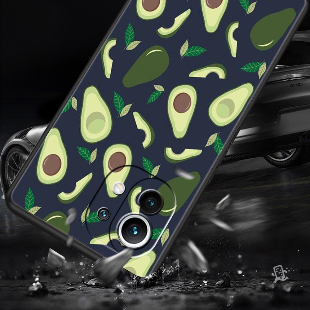 Cute Avocado Phone Case Cover for Xiaomi Mi 17 Pro Max 15 14 13 12 11 Ultra 15T 14T 13T 12T 11T Pro Lite Soft TPU Shell Fundas