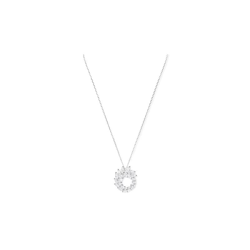 Swarovski Exquisite, elegant, fashionable and versatile rhodium-plated necklace for women 5450926