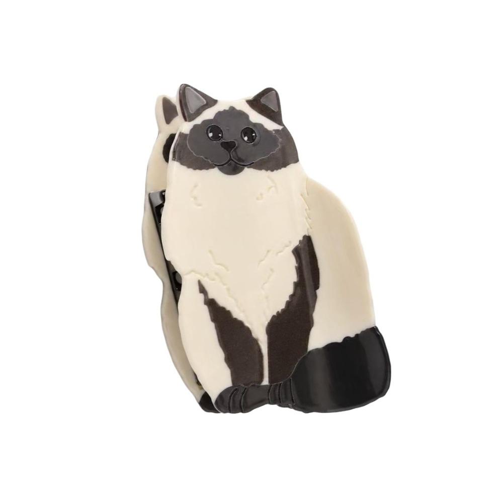 Cartoon Cat Hair Claw Clip Acetate Material Hair Barrettes Acetate Hair Clips Hair Accessories