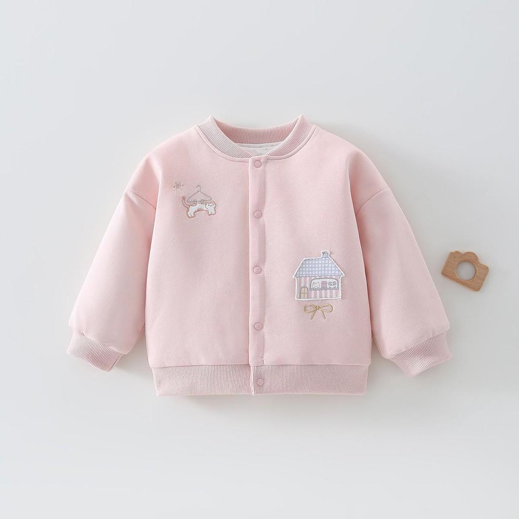 Baby Winter Cotton Cardigan - Unisex, Thin, Warm Inner Layer