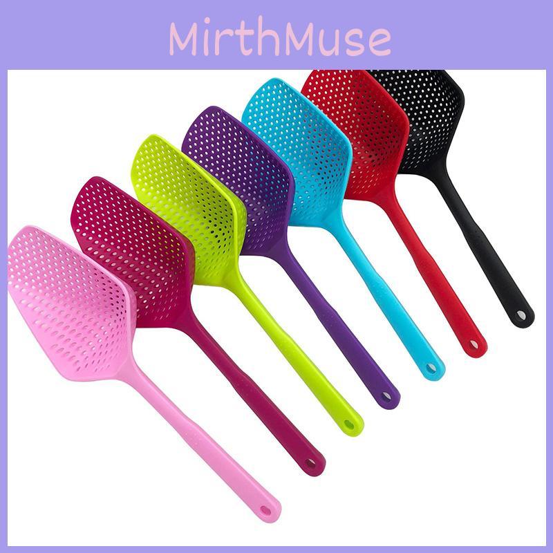 Premium Quality Cooking Shovel Vegetable Strainer Scoop Nylon Spoon Colander For Effortless Kitchen Use