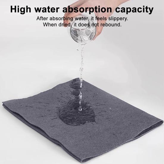 Yousheng 5Pcs Thickened Microfiber Cleaning Cloth Lint-Free Reusable Absorbent Rags Kitchen Window Streak-Free Miracle Towels