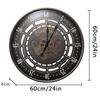 Retro Wall Clock Gear Creative Art Clock Iron Decoration for Bar Living Room Home