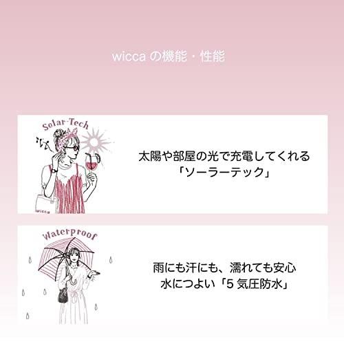 CITIZEN Wicca Solar Tech Watch (Beige, Leather Strap, Water Resistant, Women's) KP5-166-10 #Heart-Pounding Diamond Citizen Gift Solar