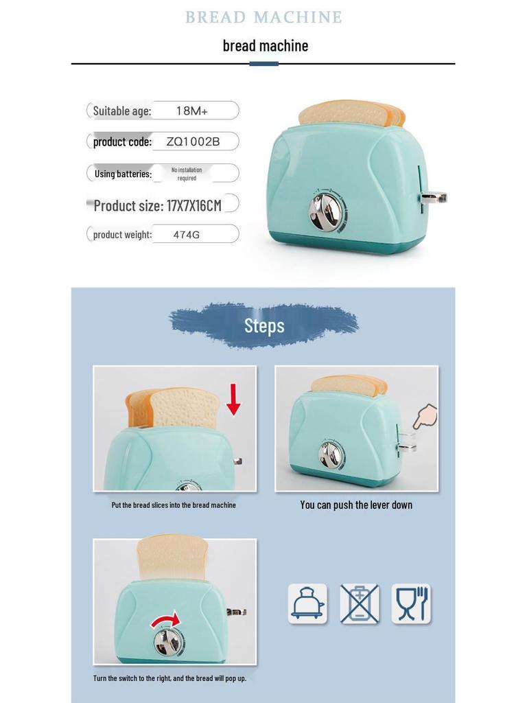 Interactive Home Appliance Simulation Set: Light & Sound Kitchenware, Tableware, Washing Machine, Steamer & Puzzle