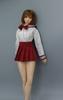 Scale Figure Female School Student Cute Pure Sailor Uniform Set Compatible with TBLeague Figures and Head Not [TOYBARJAPAN] 1/6 Accessories/Slender