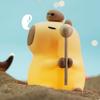 Lovely Capybara Silicone Table Nightlight, Warm Glow, Soft Touching Control USB Charging for Kids Room