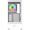 PC Case Without Power Supply - THERMALTAKE - View 290 TG ARGB Snow - Mid-tower - ATX Format - 3x120mm A-RGB Included - White