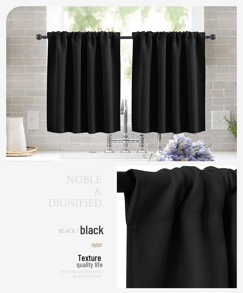 Högprecisions mörkläggningskaffe köksgardin