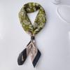 Paisley Print Silk Square Scarf Women Luxury Design 70*70Cm Soft Satin Hairband Neckerchief Office Hijab Headband Foulard Gift
