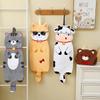 1pc Extra Large Cute Cartoon Hanging Hand Towel Soft Coral Fleece,Thick Absorbent,Decorative Kitchen Bathroom Towel with Fun Animal Designs
