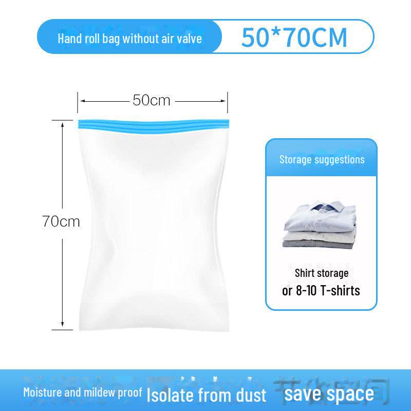 Bolsa de almacenamiento al vacío transparente para ropa y colchas