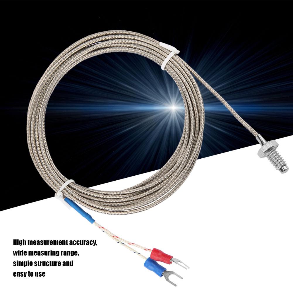 

M6 BSW Резьба Термоизмерительный зонд Термопара типа K Кабель 3M