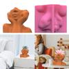 Succulents Flower Pot Resin Silicone Mold Suitable for Diy Garden Concrete Flower Pot Candle Holder Crafts Home Decor