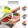 Colorful Thickened Rice Washing Sieve & Vegetable Draining Basket - Available In Large and Small Sizes