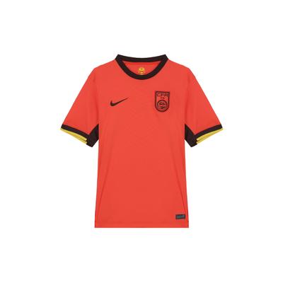 Saison 2024/25 China Team Heim-Fanversion Bequemes schnelltrocknendes kurzärmeliges Fußballtrikot Herren-Trikot Leidenschaftlich-Rot FJ4280633