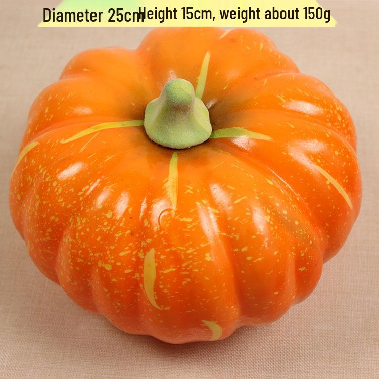 Foam Pumpkin & Maple Leaf Props for Halloween