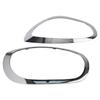 Auto Headlamp Headlight Trim Fit For 2017- Headlight Bezel Ring Practical Design Vehicle Fitment Wear-resistant Material