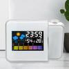 Projection Clock Digital LED Projector with Night Backlight for Home Living Room Bedroom Desk Table Thermometer Hygrometer