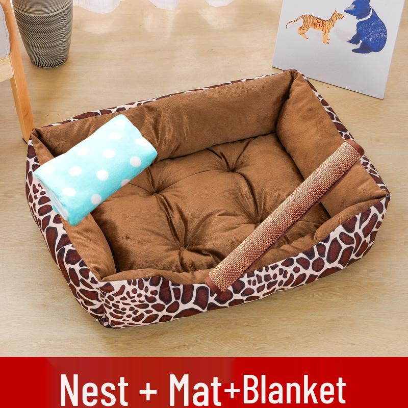 Winter Warm Pet Bed: All-Season Dog & Cat Nest Mat