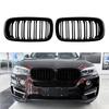 A14U-Front Hood Grille Double Line Air Intake Kidney Grills For BMW X5 F15 X6 F16 2014-2018 Car