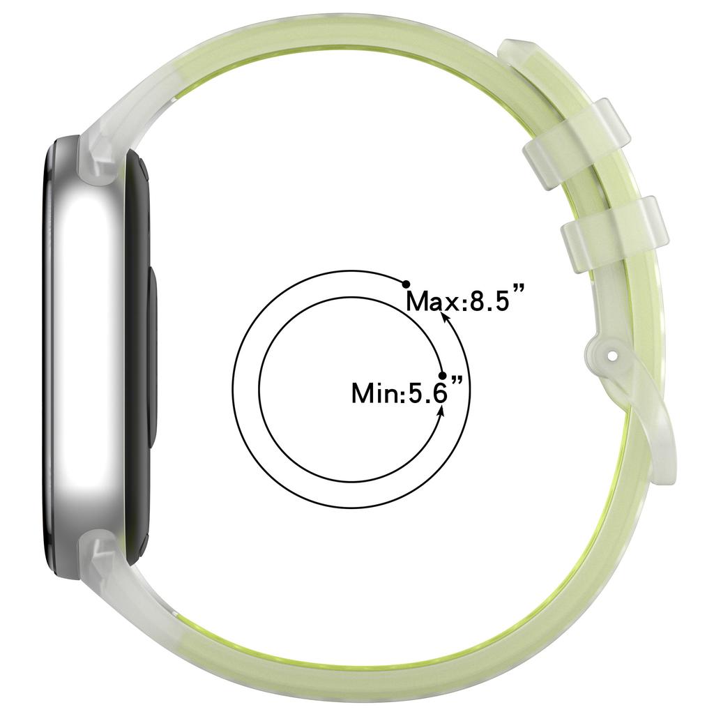 Sportliches atmungsaktives Silikon-Uhrenarmband für Xiaomi Band 8/9/10 Unisex Vielseitiges Ersatzarmband Mehrere Farben erhältlich