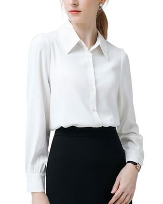 RCL Long Sleeve Shirt Loose No Perfect for and Everyday Sizes Women's Blouse, Soft, Fit, Iron, Office, Casual, Commuting, Spring, Autumn, Wear,