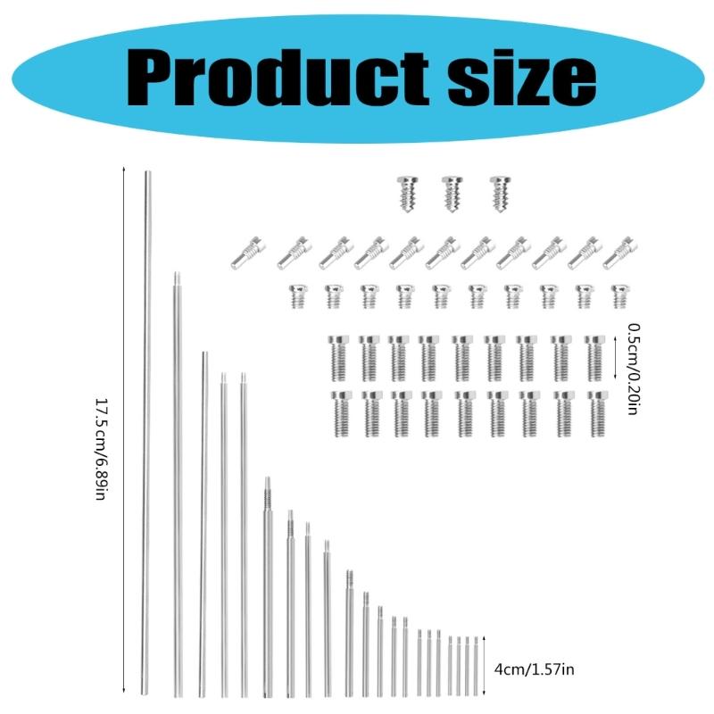 Complete Oboe Instrument Care Set Practical Oboe Repair Set Steel Texture for Part Restoration and Component Upgrades