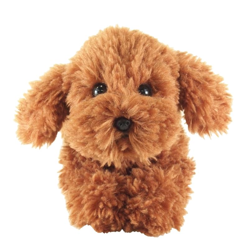 Knee Puppy Toy Poodle Brown Plush Toy Small P-3032