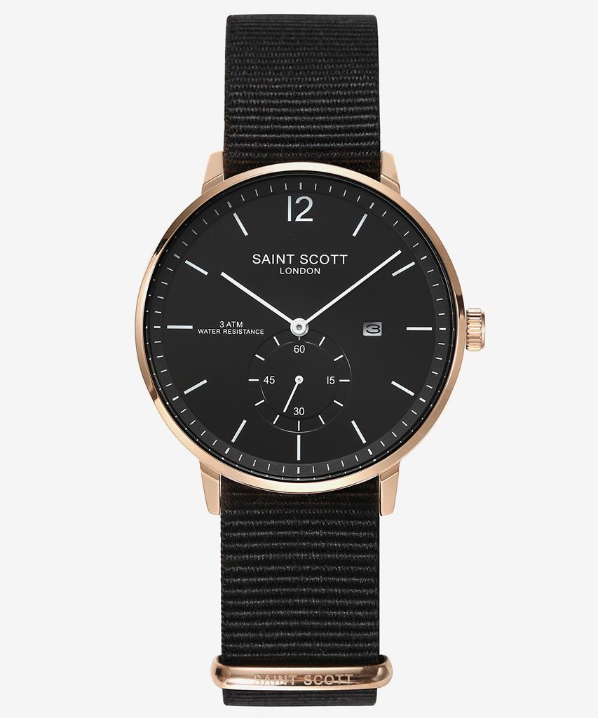 Seinteuseukoteuleondeon Wimir Metal Watch - Black + Nato Band / St5115M-Rbb