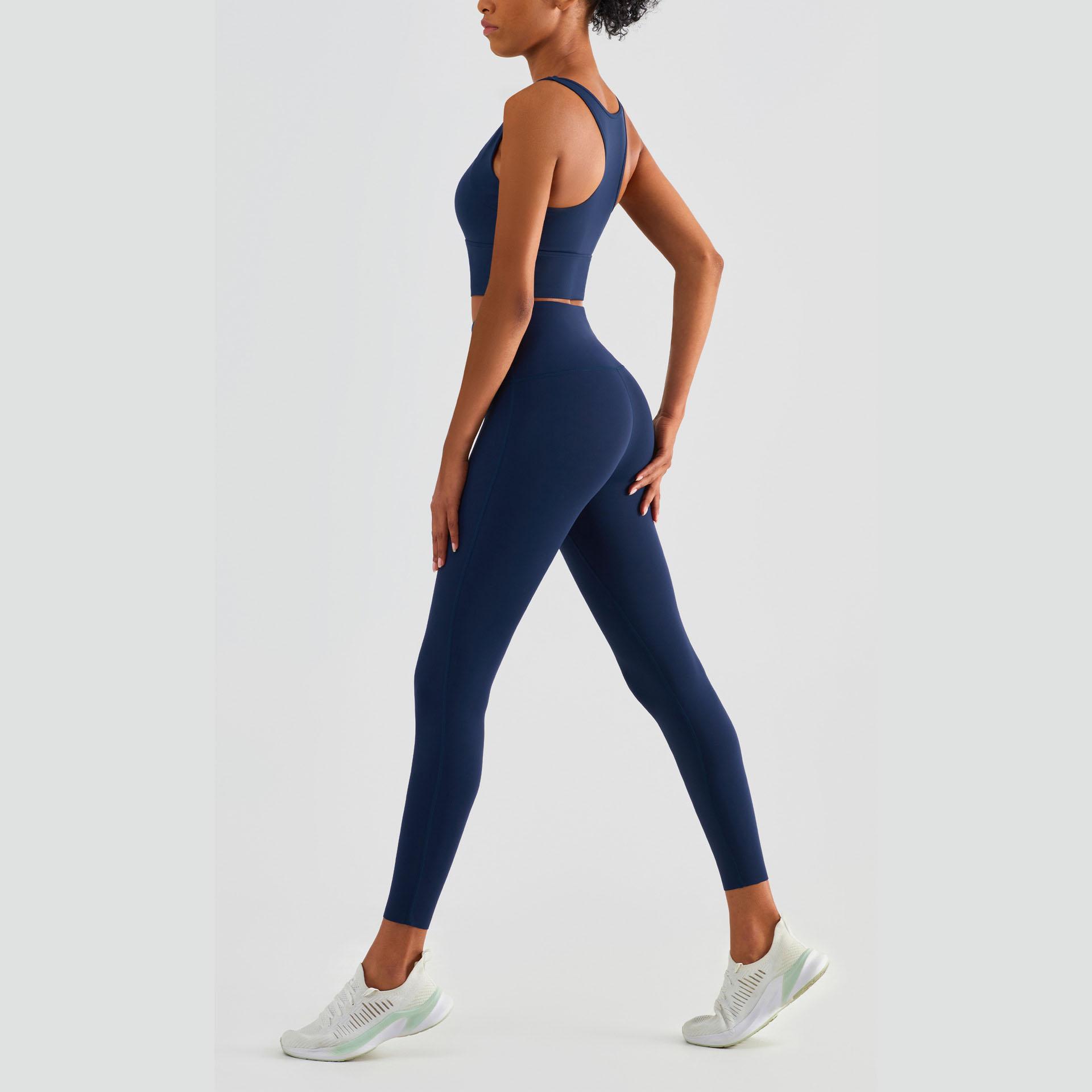 Женский удлиненный беспроводной бюстгальтер для бега — фото 6