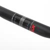 Gauche Carbon Fiber Drop Handlebars, 25° Flare, Internal Cable Routing for Road Bikes