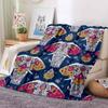 Mandala Elephant Blanket Flannel Breathable Super Warm Throw Blankets for Bedding Travel Bedroom Soft Throws Home Decor
