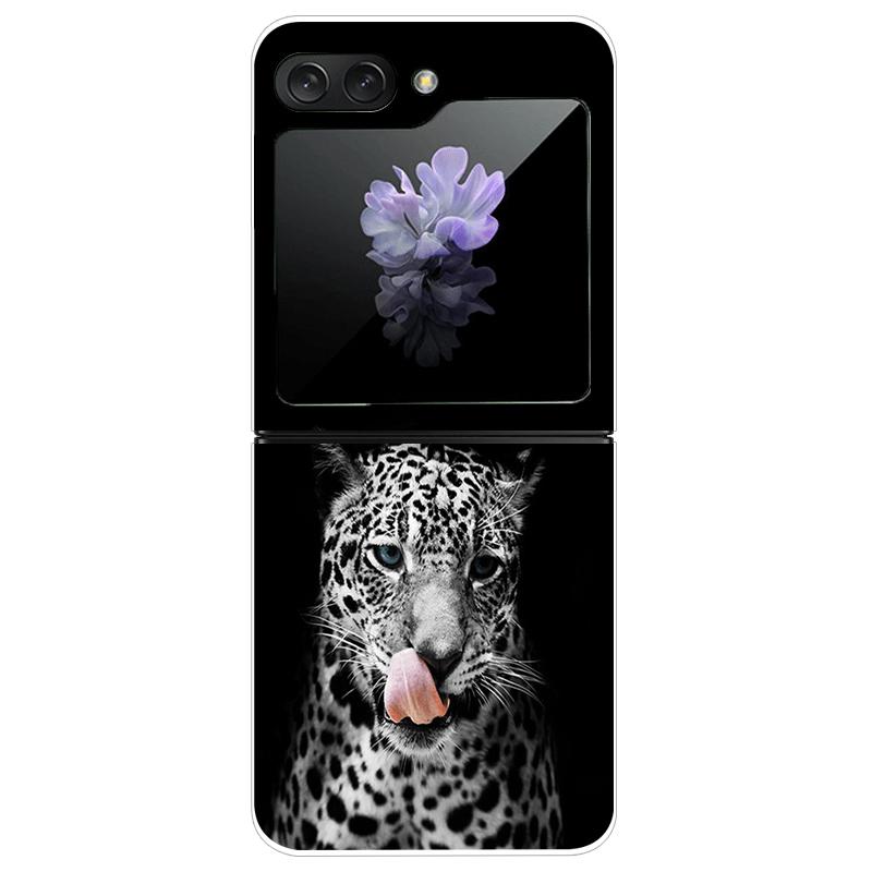 Clear Phone Case For Samsung Galaxy Z Flip7 Fashion Hard PC Silicone Cover For Galaxy Z Flip 7 5G ZFlip7 Transparent Protector