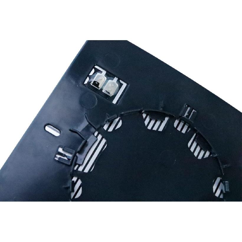 Heated Repl. Glass Right Passenger Side Compatible With Dodge Ram 1500 2500 3500 2009 2010 2011 2012 2013 2014 2015 2016 2018   Tow Flat Mirror Big